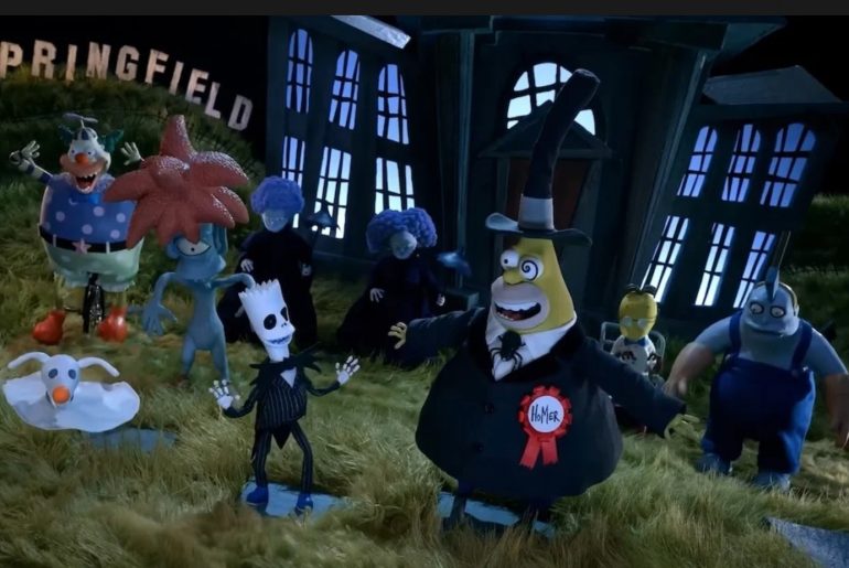 Os Simpsons recriam O Estranho Mundo de Jack em stop motion no especial de Halloween