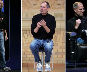 New Balance faz homenagem a Steve Jobs com foto que recria pose icônica do fundador da Apple