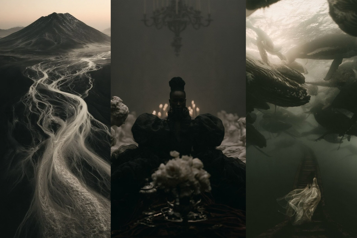 Arte digital de Vesarie mistura fantasia gótica e realismo impressionante