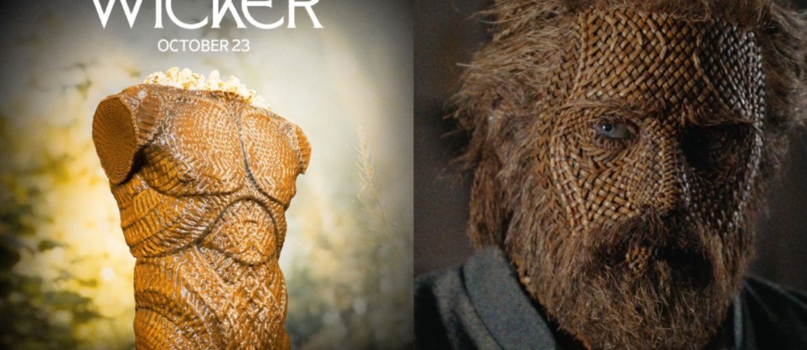 Regal libera balde de pipoca 3D inspirado no marido de vime de Wicker
