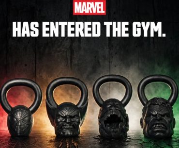 Marvel lança kettlebells de heróis para treinos e colecionadores