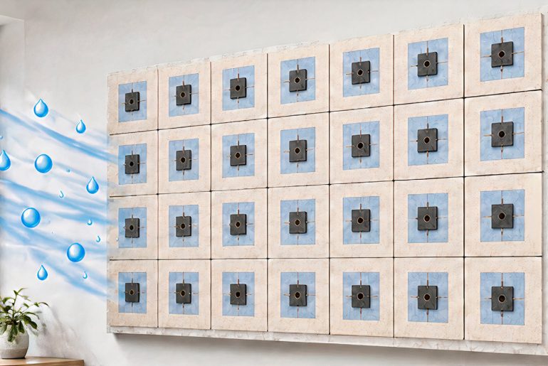 Papel de parede que gera eletricidade usa umidade do ar para alimentar dispositivos