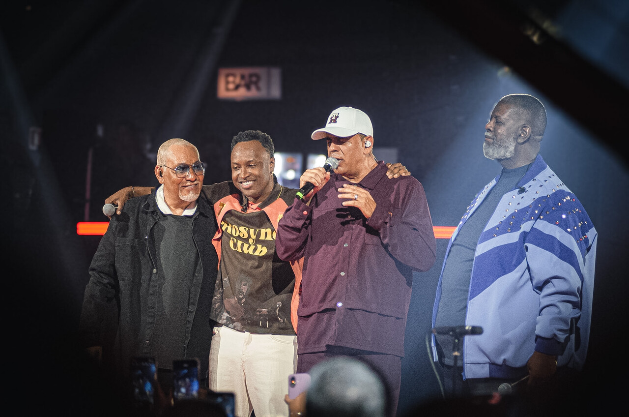 Ex-integrantes do Exaltasamba se reúnem em novo projeto. Imagem: divulgação.