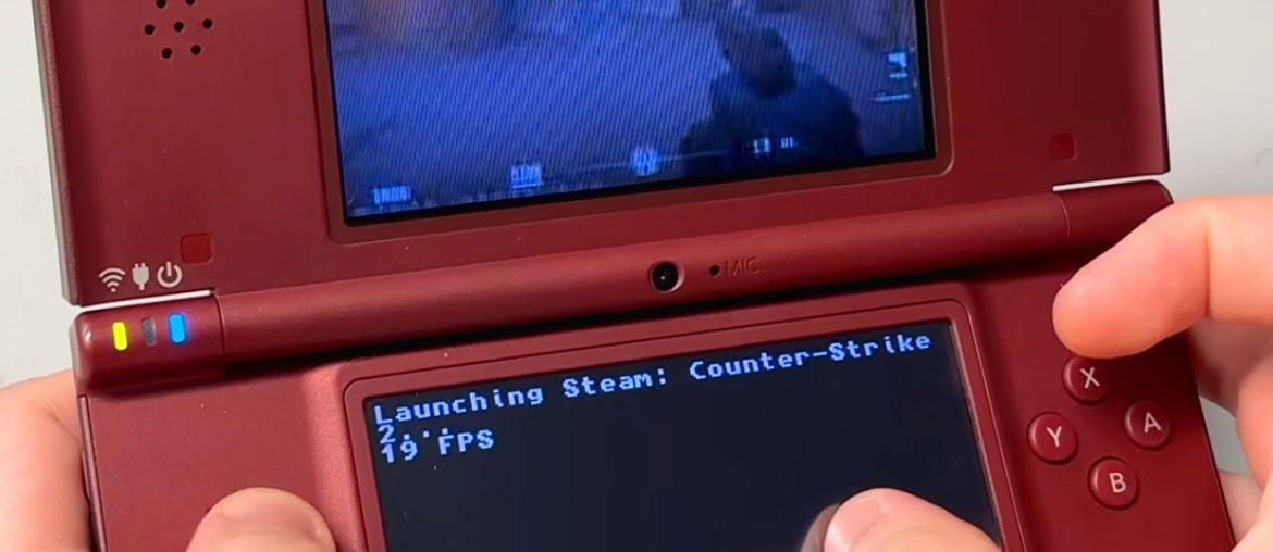 Nintendo DSi ganha projeto que transmite Minecraft e Counter Strike 2 pela internet