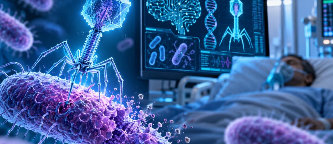 Startup usa vírus projetado por IA em paciente com infecção resistente